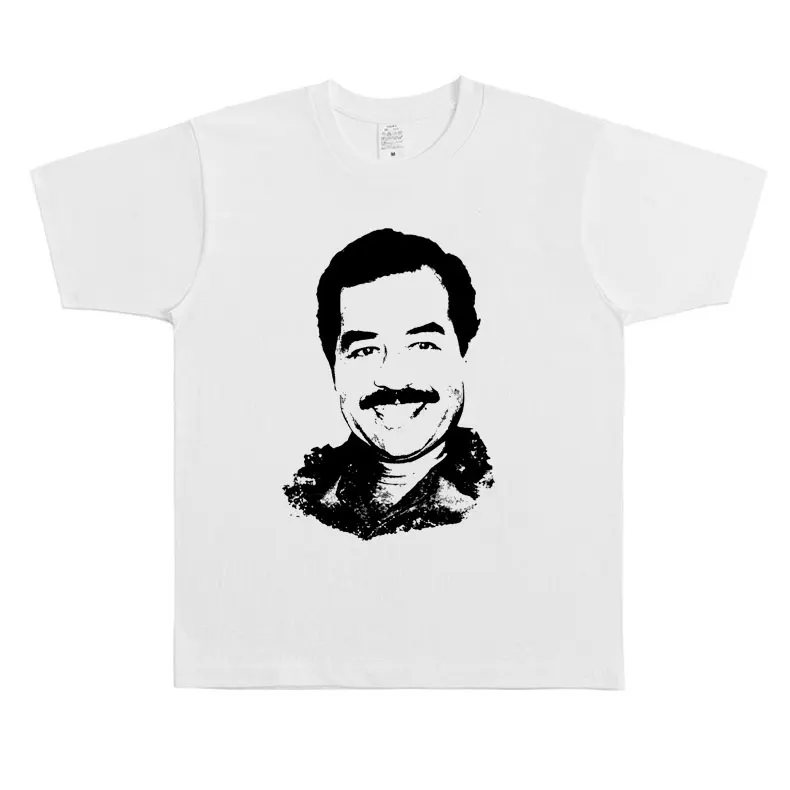 

Saddam Hussein Graphic Print T Shirts Men Women Fashion Casual Funny T-shirts Unisex Cotton Oversized Short Sleeve Tops T-shirt