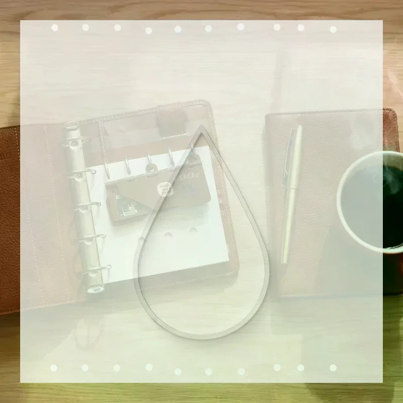 1Pcs Loose Leaf Notebook M5/ Portable Binder Punching Machine 3-Hole 4mm Card Hole Punch Office Supplies