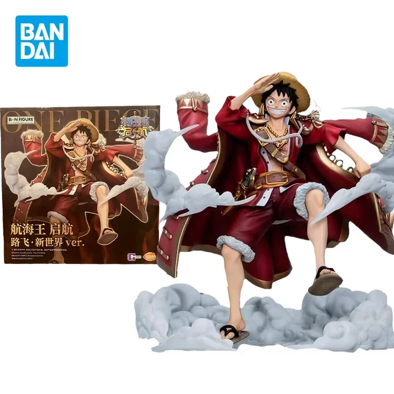 Bandai Original One Piece Anime Figure BNFigure Monkey D. Luffy Action Figure Toys for Kids Gift Collectible Model Ornaments