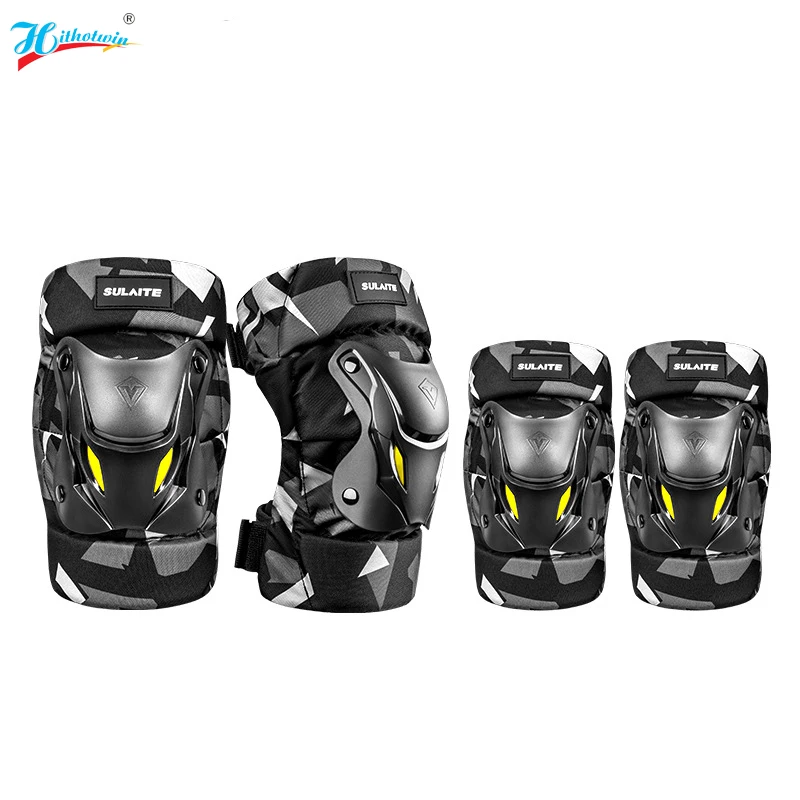 summer motorcycle riding knee and elbow pads Breathable cycling equipment and protective gear for men and women