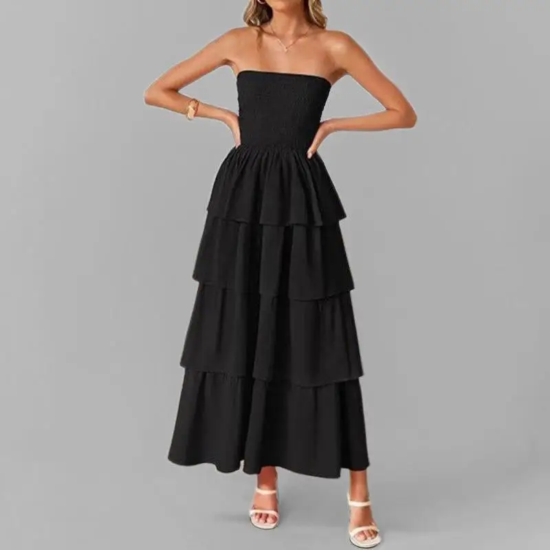 

Трансграничная новая летняя женская одежда Dr oulder, плиссированная многослойная повседневная спортивная одежда с семью шипами, подходит для осени