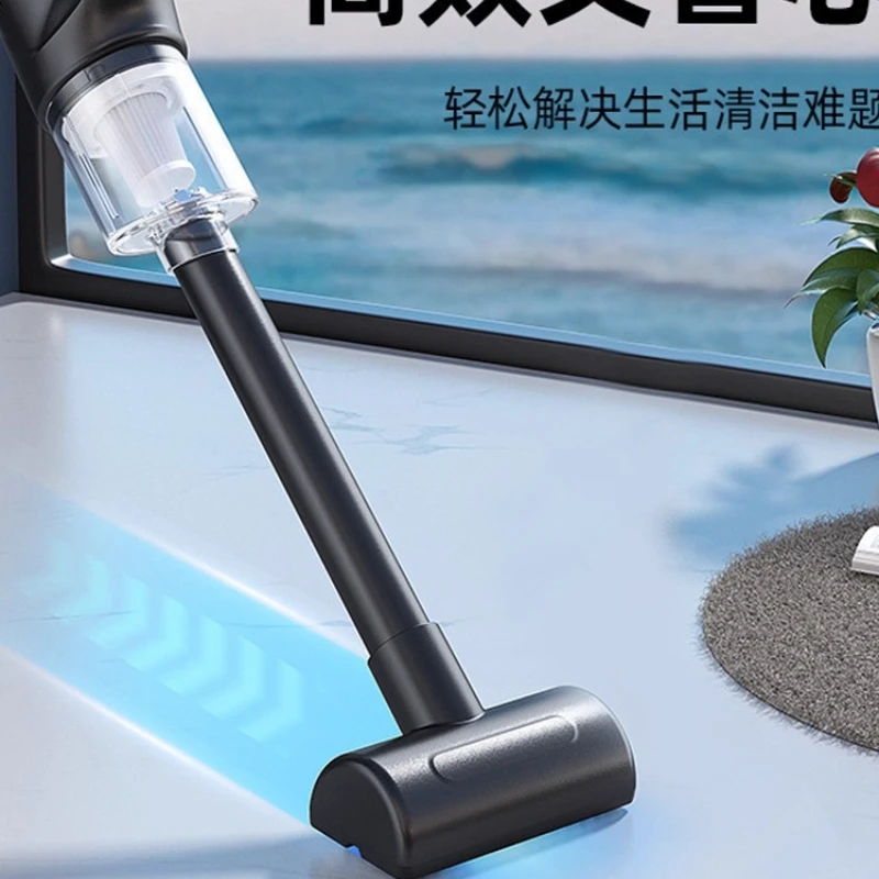 강력한 무선 핸드헬드 진공 청소기 가정 및 차량용 무선 충전 기능 포함