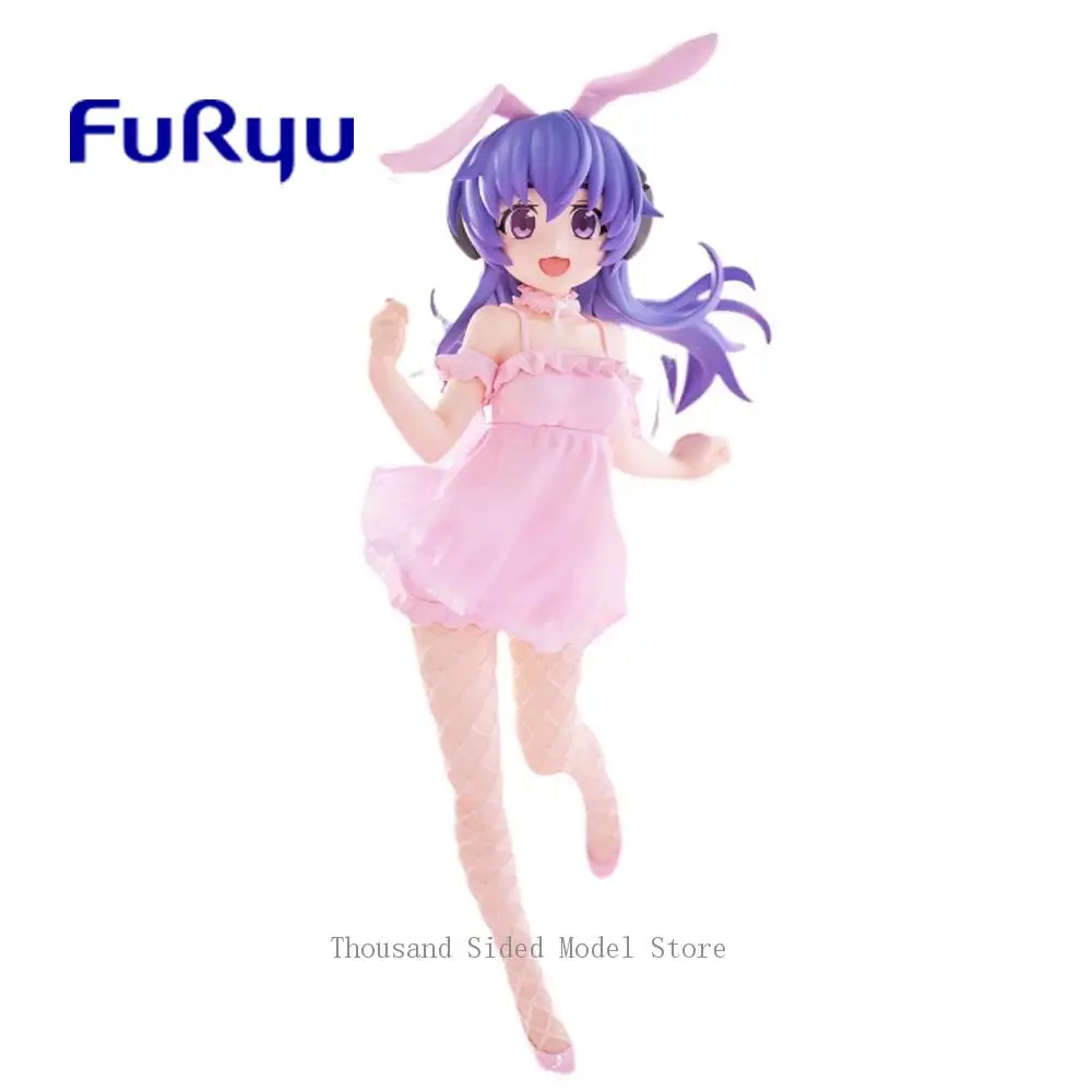 

Original FuRyu Higurashi When They Cry BiCute Bunnies Figure Hanyu Hanyuu Bunny Girl 23Cm Action Anime Model Collectible Toys