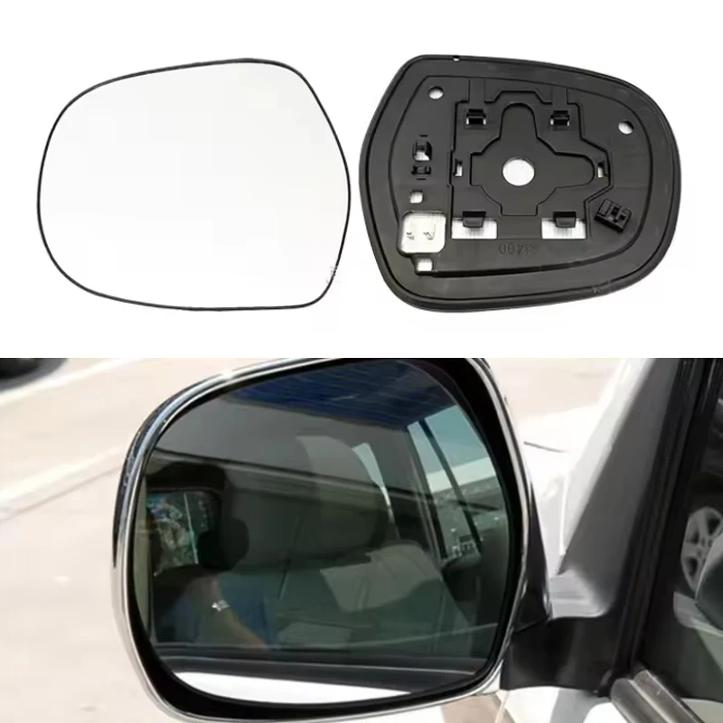 A-Side Mirror Lens For Toyota Hiace H200 2005-2018 Toyota Prado 120 2002-2009 Lexus GX70 2002-2009 Door Mirror Lens Accessories