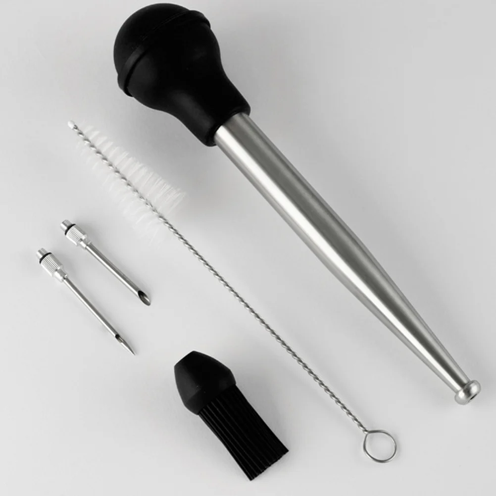 

Barbecue Utensils BBQ Seasoning Brush Stainless Steel Turkey Cooking Essentials
