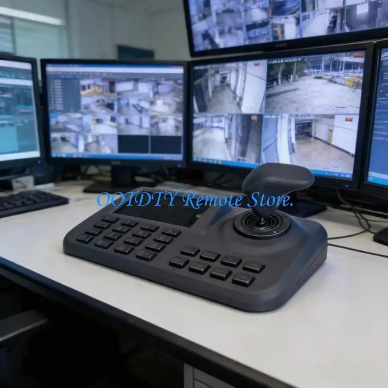  Professional 3 Line PTZ Control System with 5 Inch Screen & Responsive Joystick 3D PTZ Monitor Controller for Video