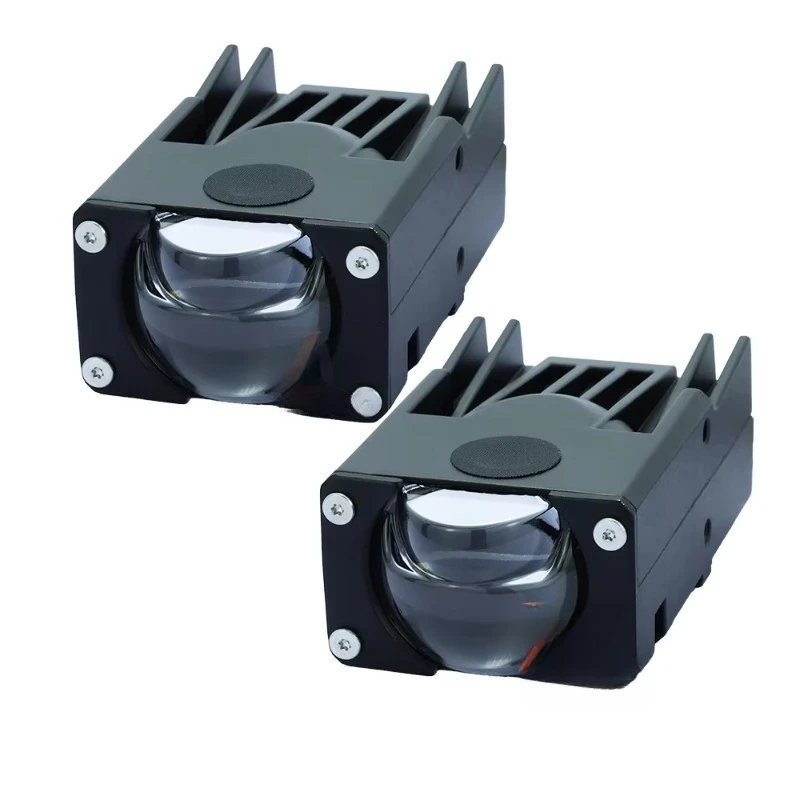 Ip68 Mini Driving Light 12V Yellow Zdu49 Dual Color Auxiliary Led Fog Lamp for Car Bi Led Grill Projector Lens
