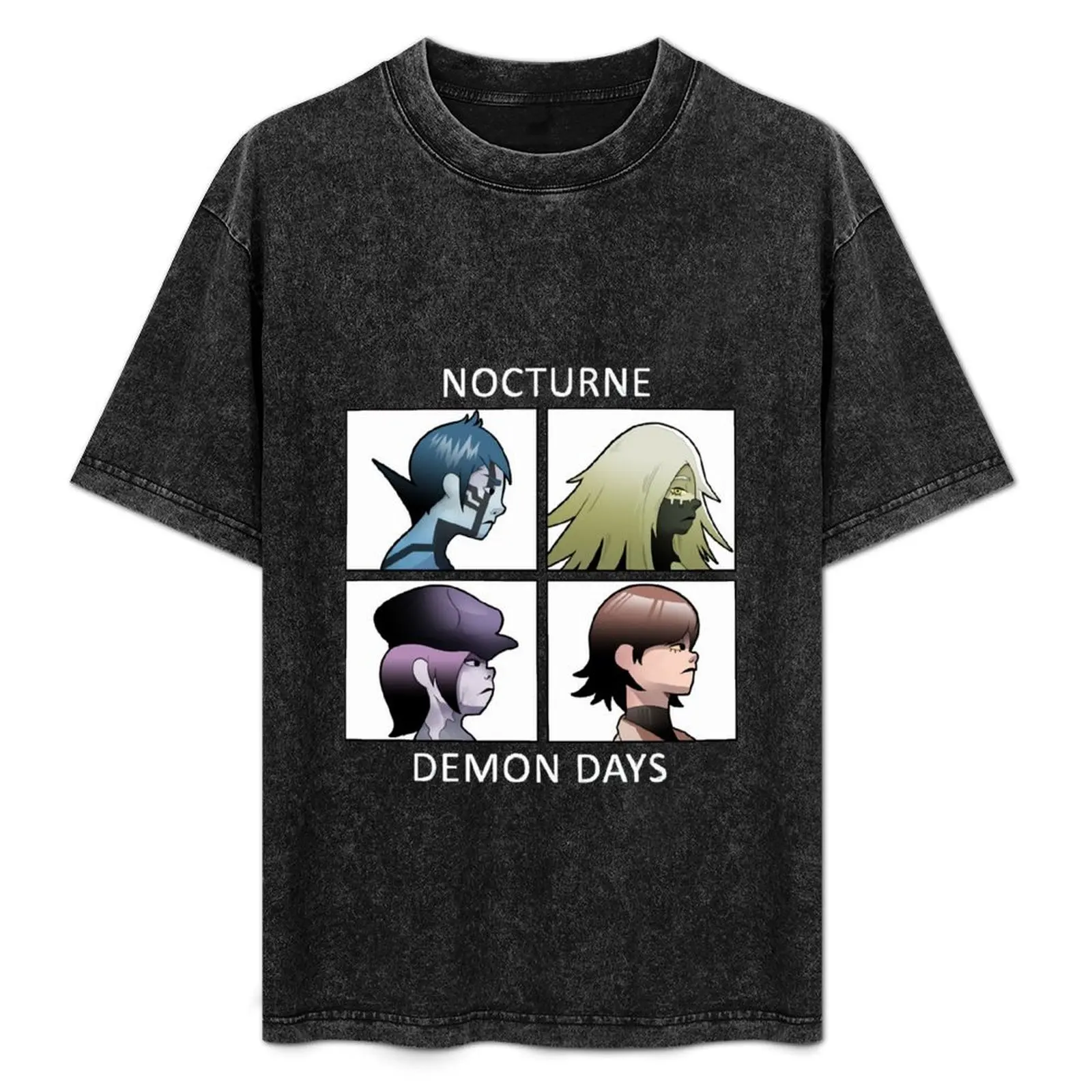 

Nocturne - Demon Days T-Shirt korean fashion plus size tops mens funny t shirts