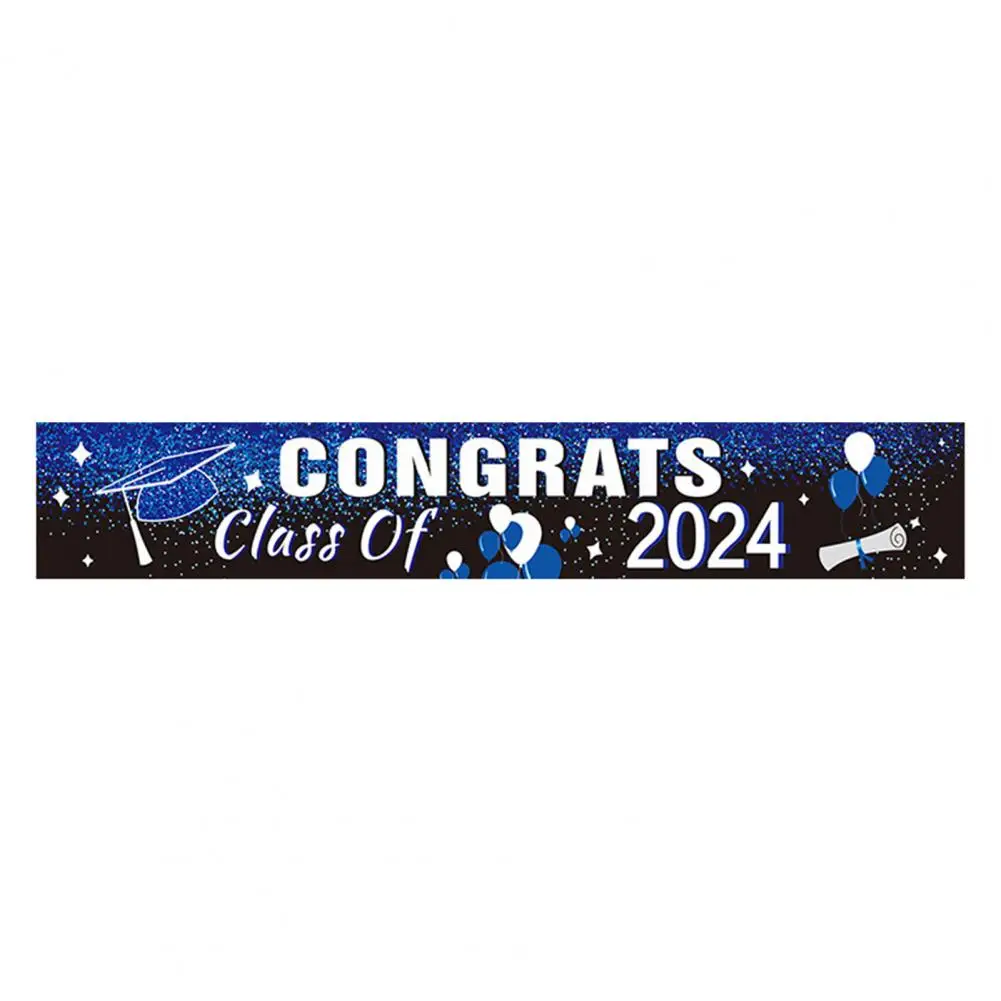 

Large Graduation Banner Class of 2024 Graduation Banner Large Backdrop Yard Sign for Graduation Party Supplies Decorations