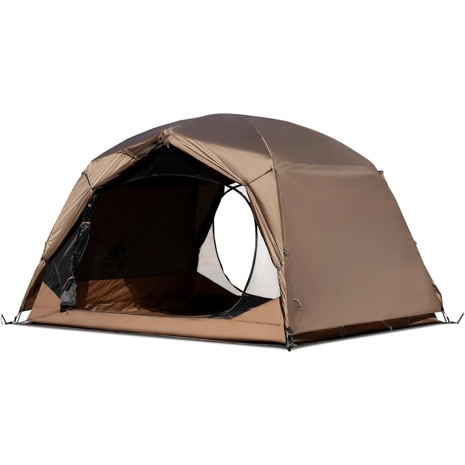 Tenda da campeggio per 4 persone Riparo per famiglia 3 stagioni Facile da montare Zaino in spalla esterno 2000 mm Raiy esterno, 5000 mm