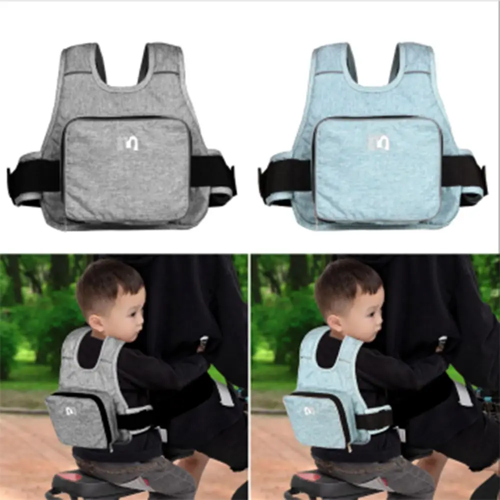 

Motorcycle Safety Seat Vest Strap with Reflective Strip Adjustable Bicycle Seat Belt Strap Chest Protector Harness Belt Straps