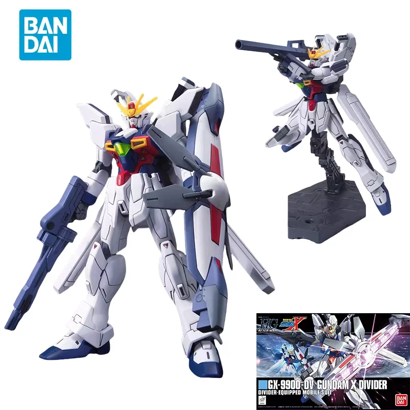 Spot Direct Delivery Bandai Original GUNDAM Anime Model HGUC 1/144 GX-9900-DV GUNDAM X DIVIDER Action Figure Toys for Kids Gift