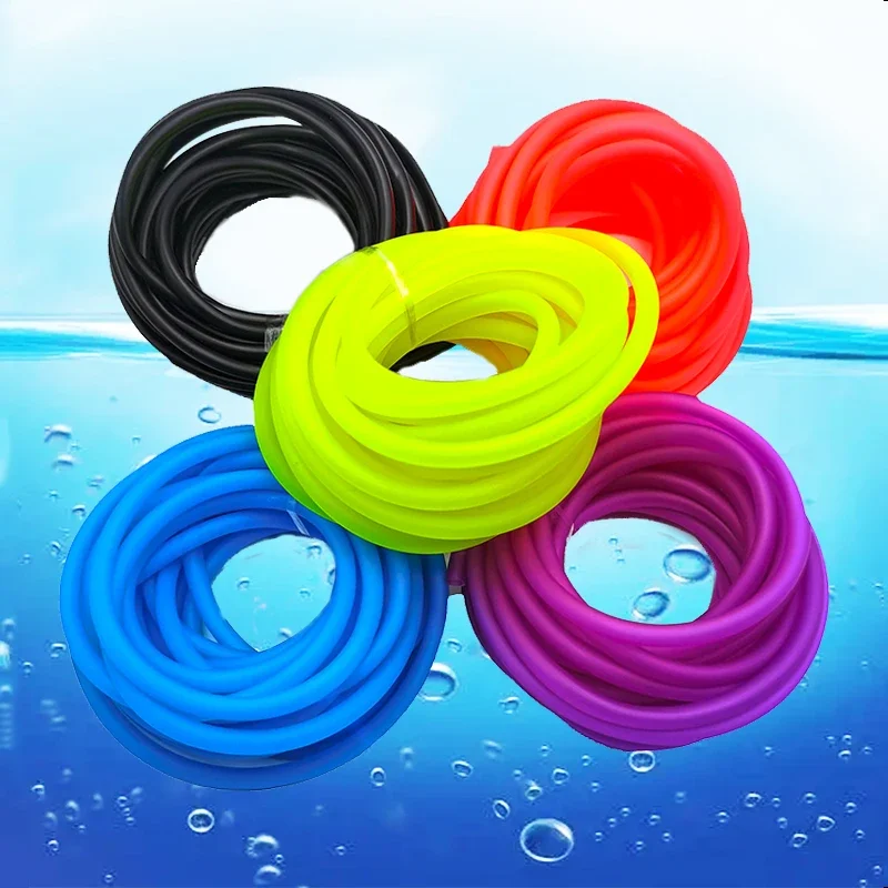 1m/3m/5m/10m/20m Aquarium Oxygen Pump Hose Air Bubble Stone Aquarium Fish Tank Pond Pump Tube 4*6mm Food Grade Material Tubes