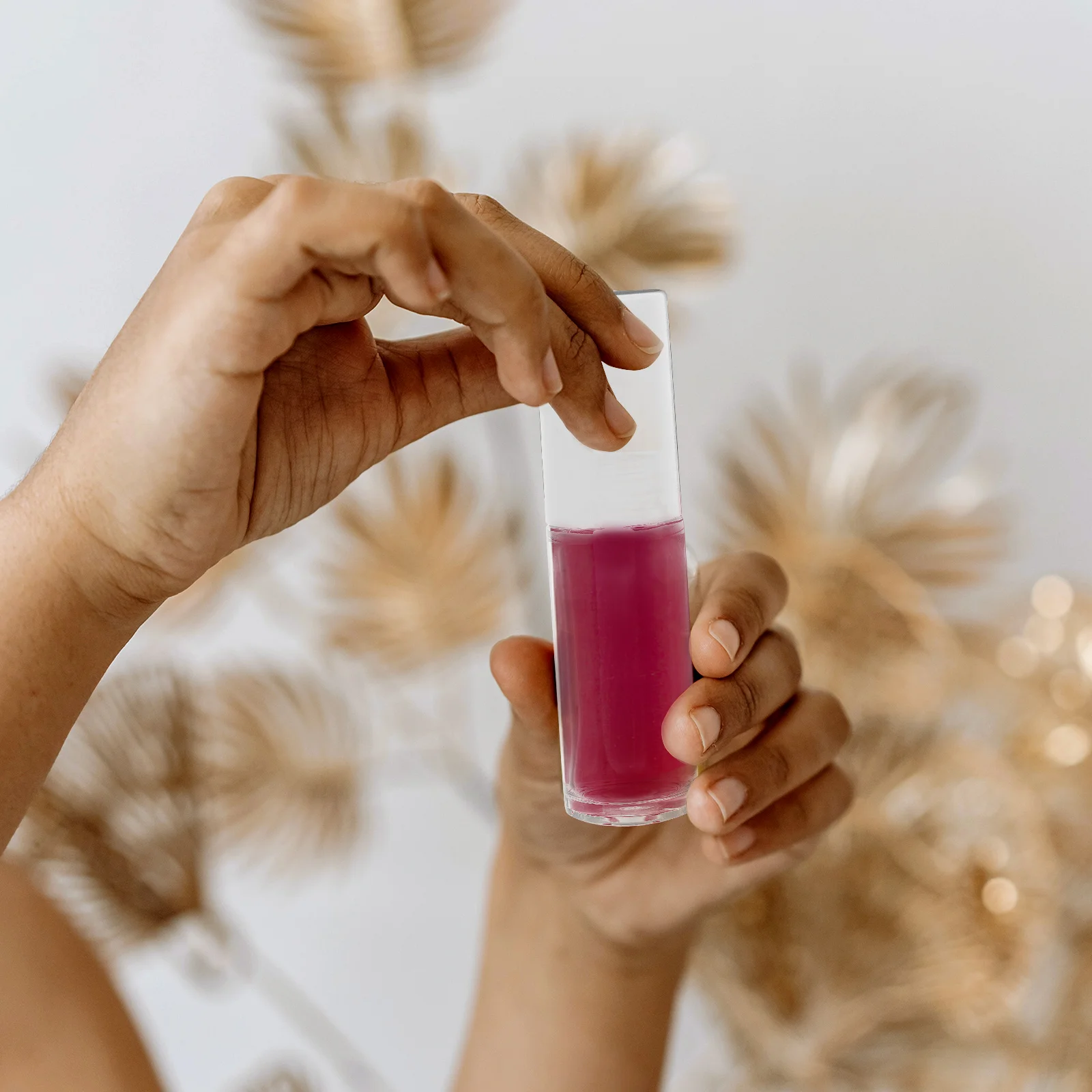 

15 pcs Lip Gloss Tubes Clear Empty with Wand Practical Refillable Containers for Lip Balm Safe Portable Travel Party Gift