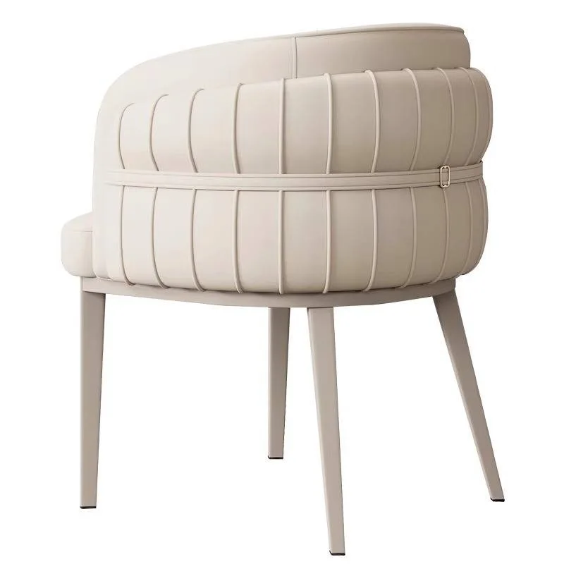 تنجيد كراسي الطعام الفاخرة مسند الظهر وسادة الغرور الأريكة الطعام كرسي غرفة المعيشة تصميم أثاث Sillas Para Comedor #6