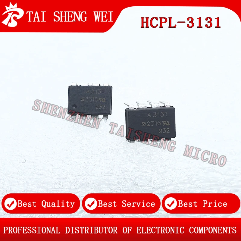 

10 шт./лот, новый OriginaI HCPL-3131 A3131 3131 HCPL-3131-000E или HCPL-3130 3130 DIP-8 IGBT оптопара привода ворот