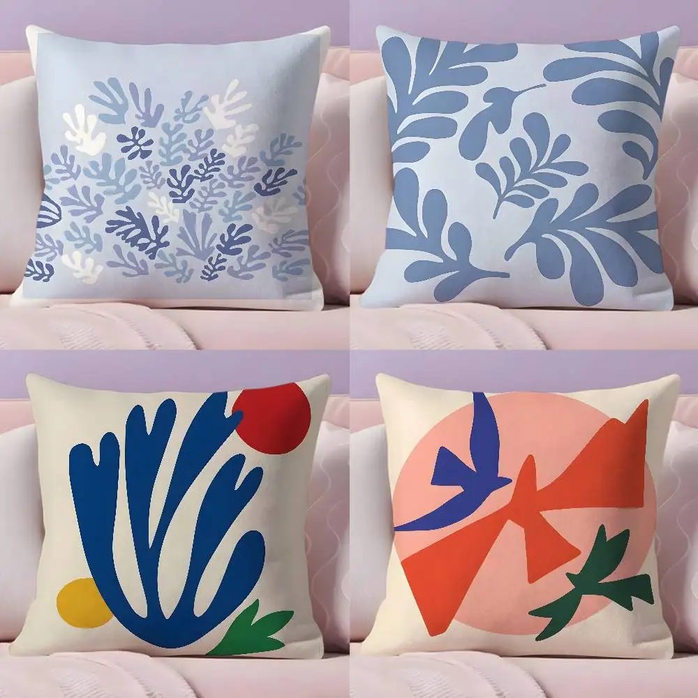 

H-Henri M-Matisse Painting ART Pillow Case Ultra Soft Skin Friendly Fabric Cloud Like Comfort & Concealed Zipper