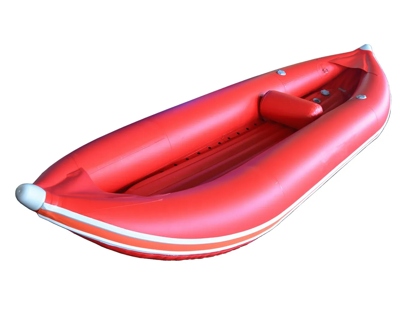

2026 2026New Design 1 Seat One Person PVC Single Duck Inflatable Fishing Kayak for Lakes & Rivers 3.1-4m Length