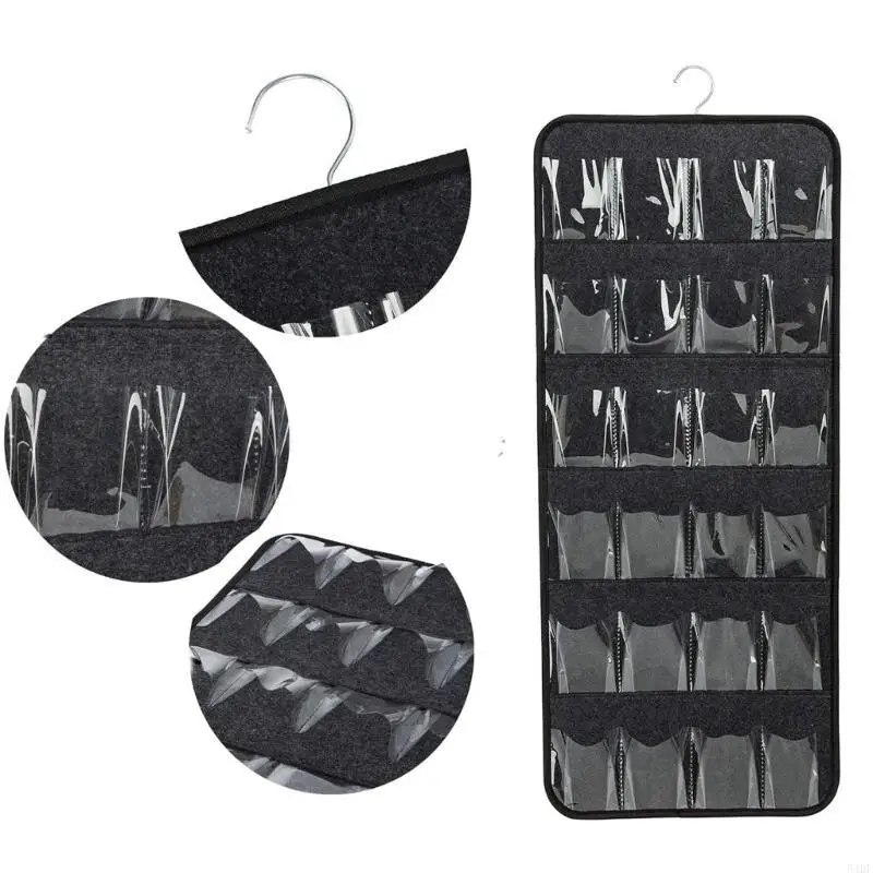 منظمات تعليق عملية من اللباد 54DF مع جيوب مثبتة على الحائط لفرز العناصر الأساسية والصغيرة للطفل في غرف مختلفة