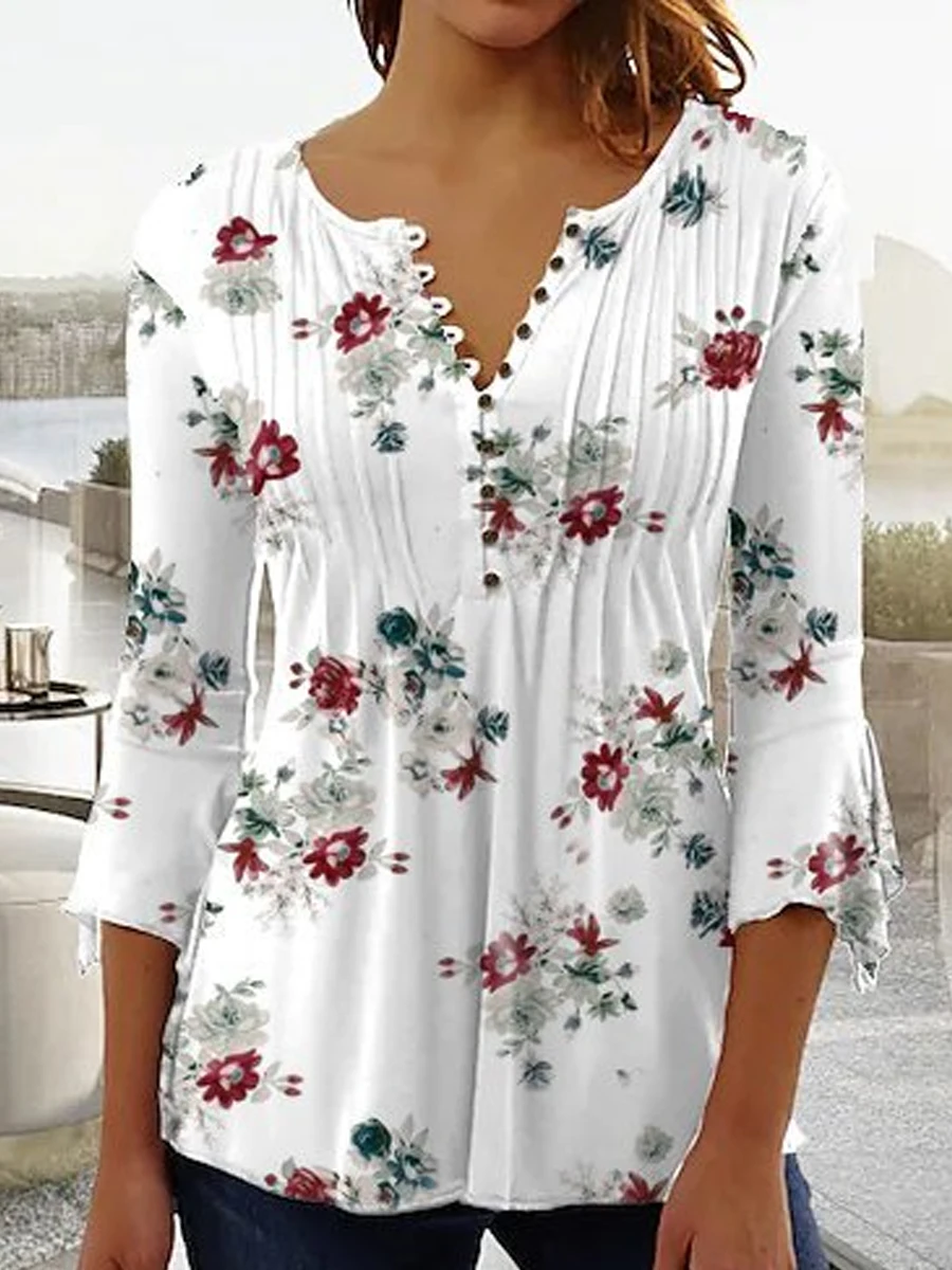 Camisa de temperamento para mujer, camisa informal para vacaciones de fin de semana, manga larga, suelta, elegante, Top para mujer