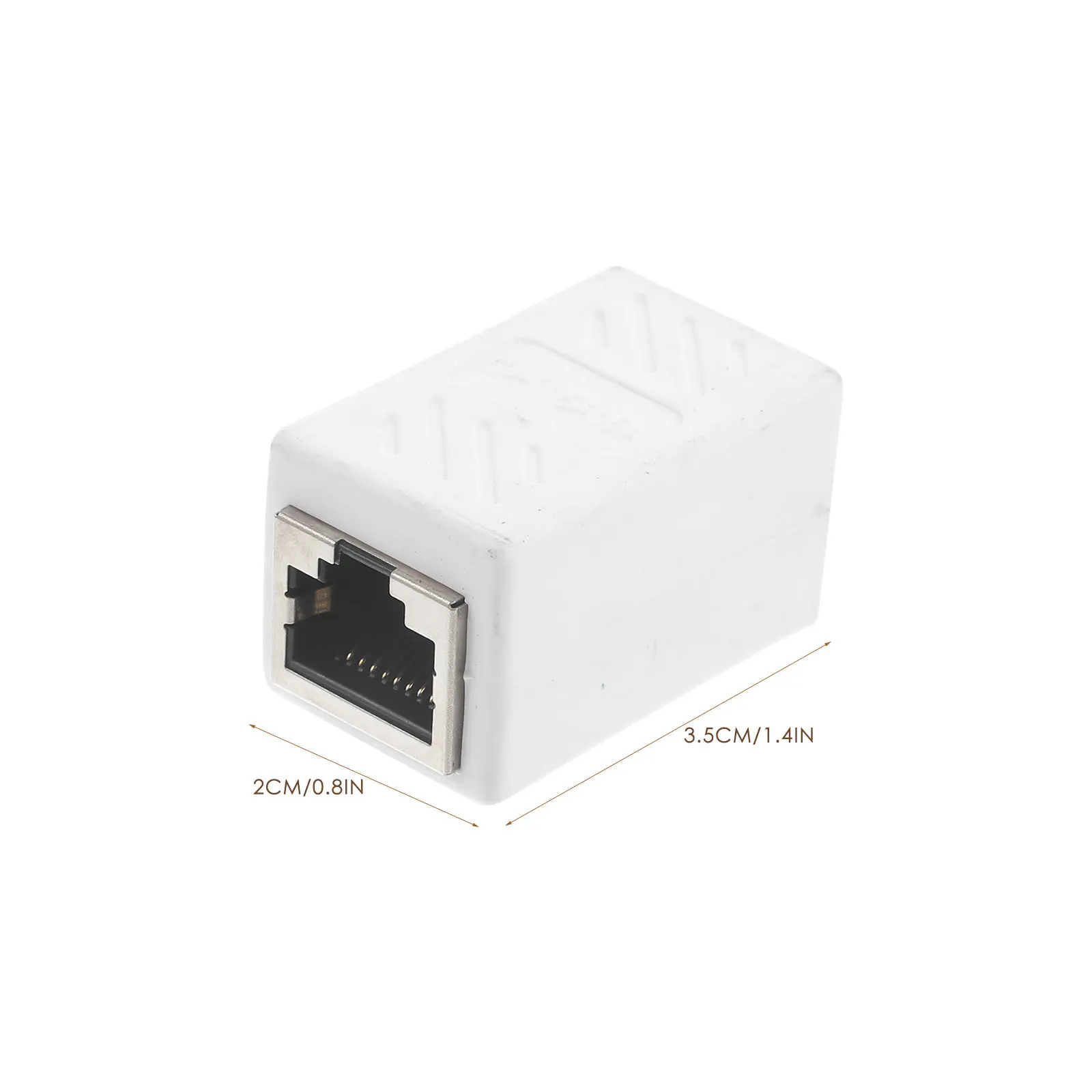 3Pcs Rj45 Female to Female Ethernet Coupler Cat6 Rated Network Cable Extender for Seamless Streaming File Sharing Gaming