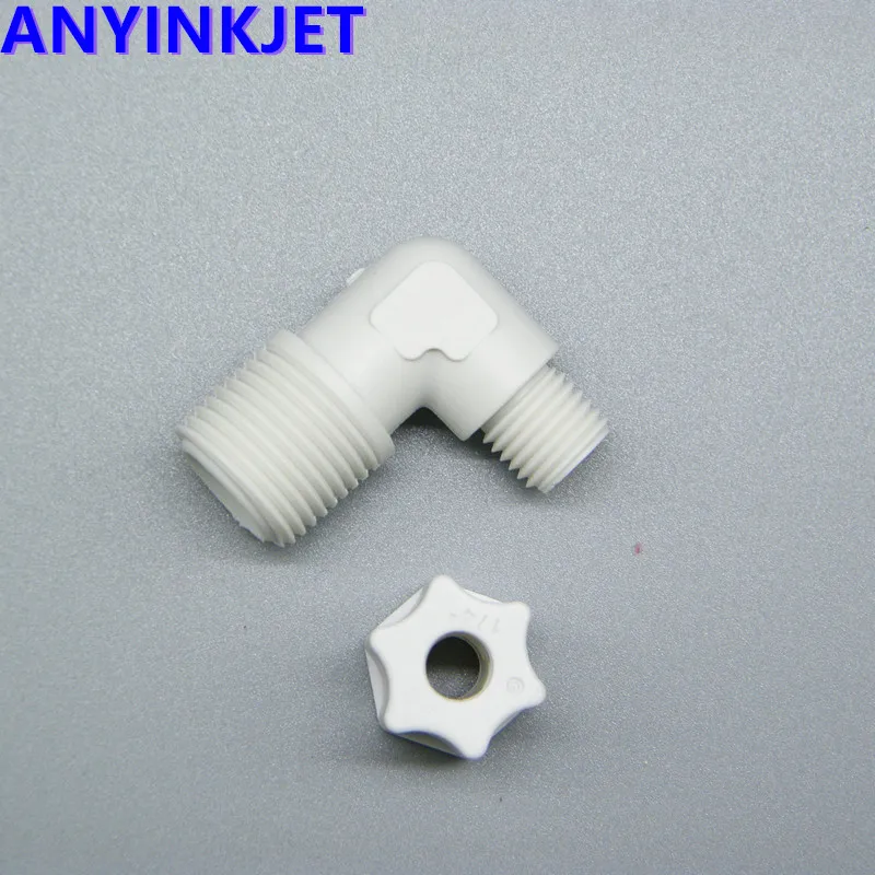 use for Citronix 003-1095-001 connector 3/8 connector L type for Citronix Ci580 Ci700 Ci1000 Ci2000 printer - view 4