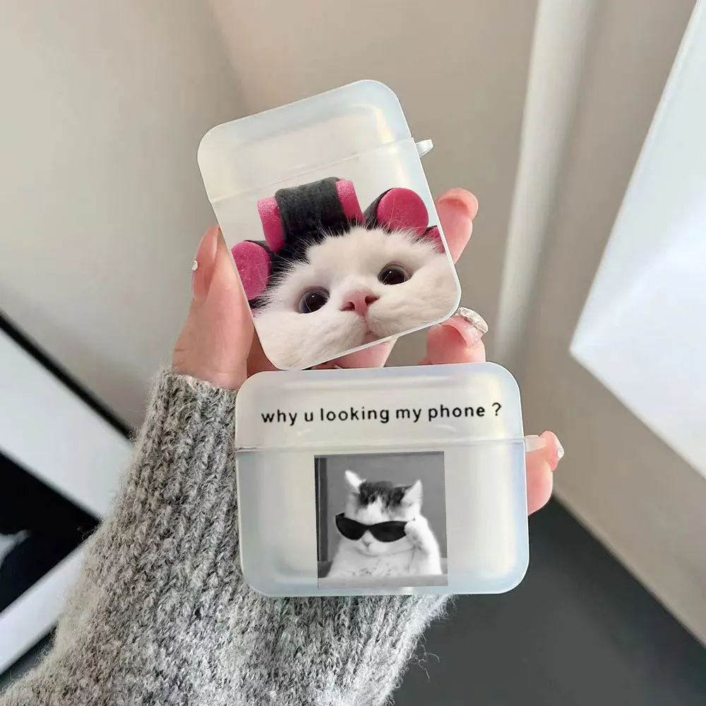 

Cute Animal Cat Dog Lovers Case for AirPods 3 Soft TPU Fundas for AirPods Pro 2 1 Bluetooth Earphone Accessories Customize Cover