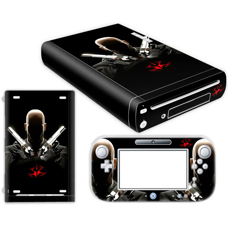 For Wii U Vinyl Skin Sticker, Anime Design, Protective Decal, Matte Finish, Easy Install