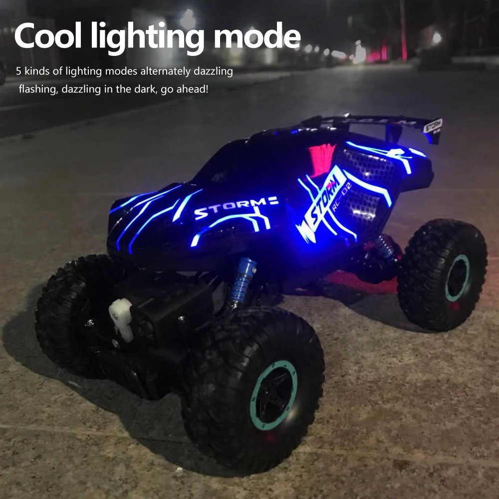 RC Drift Car With Led Lights Music Electronic 2.4G 4WD RC Racing Cars Remote Control Spray Stunt Car Outdoor Children Toys