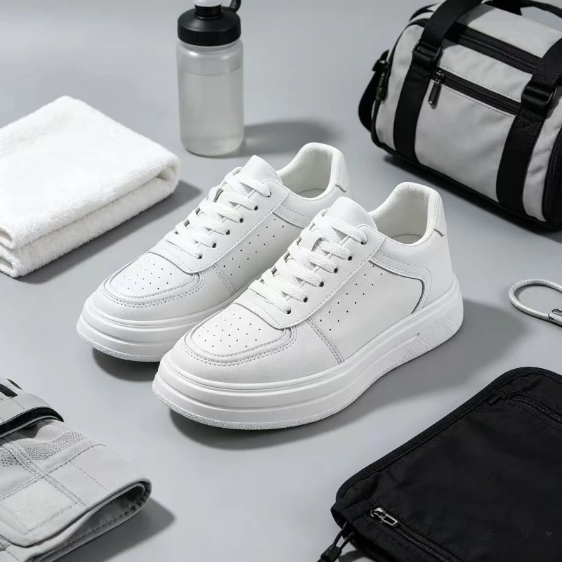 

Luxury Elevator Shoes Men Women Sneakers Height Increasing Invisible 6 8 CM Heighten Sports Man Taller Lift White Shoes