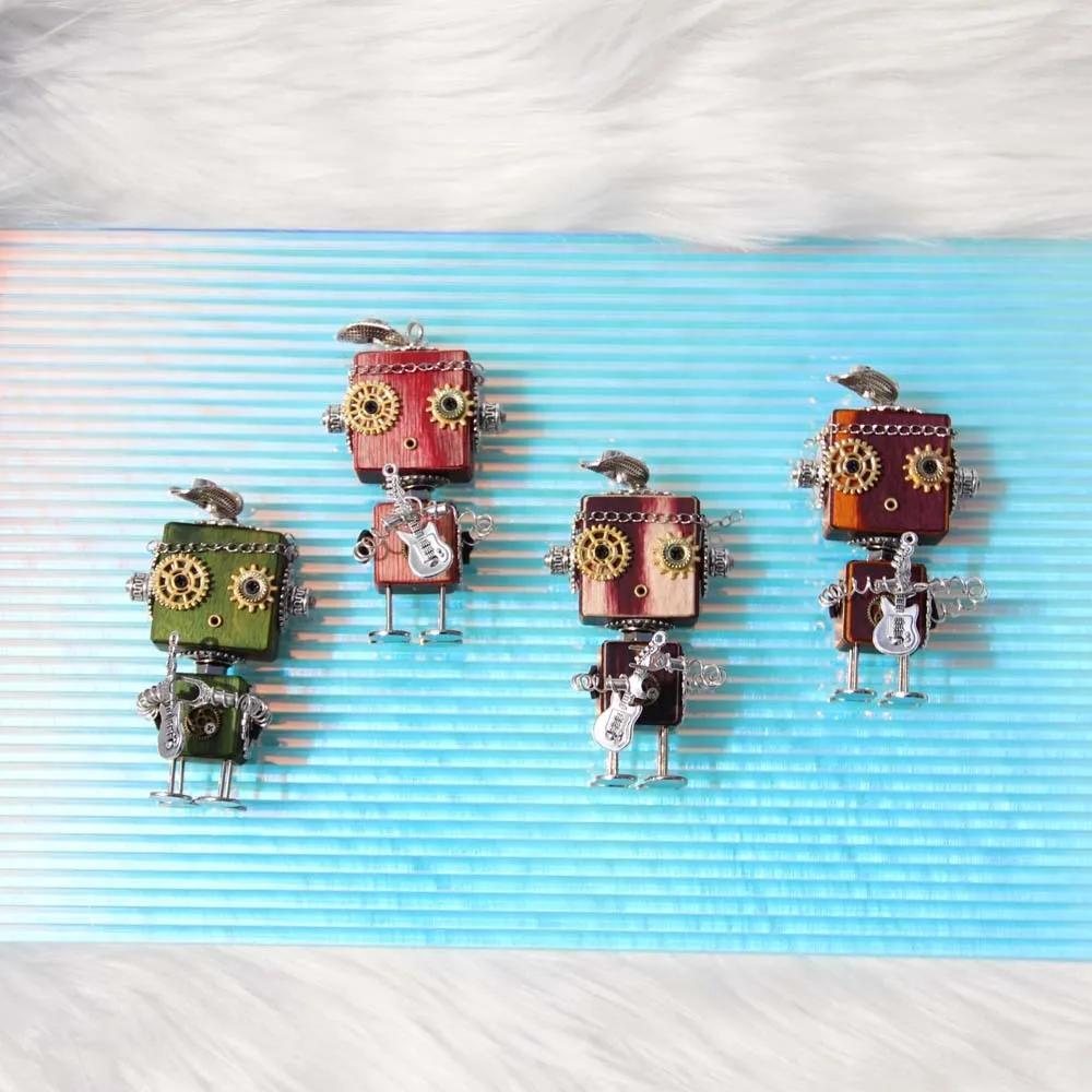 

Moody Robo Zebra Cowboy Series New Handmade Figure Toys Pendant Necklace Keychain Creative Holiday Gift Decor