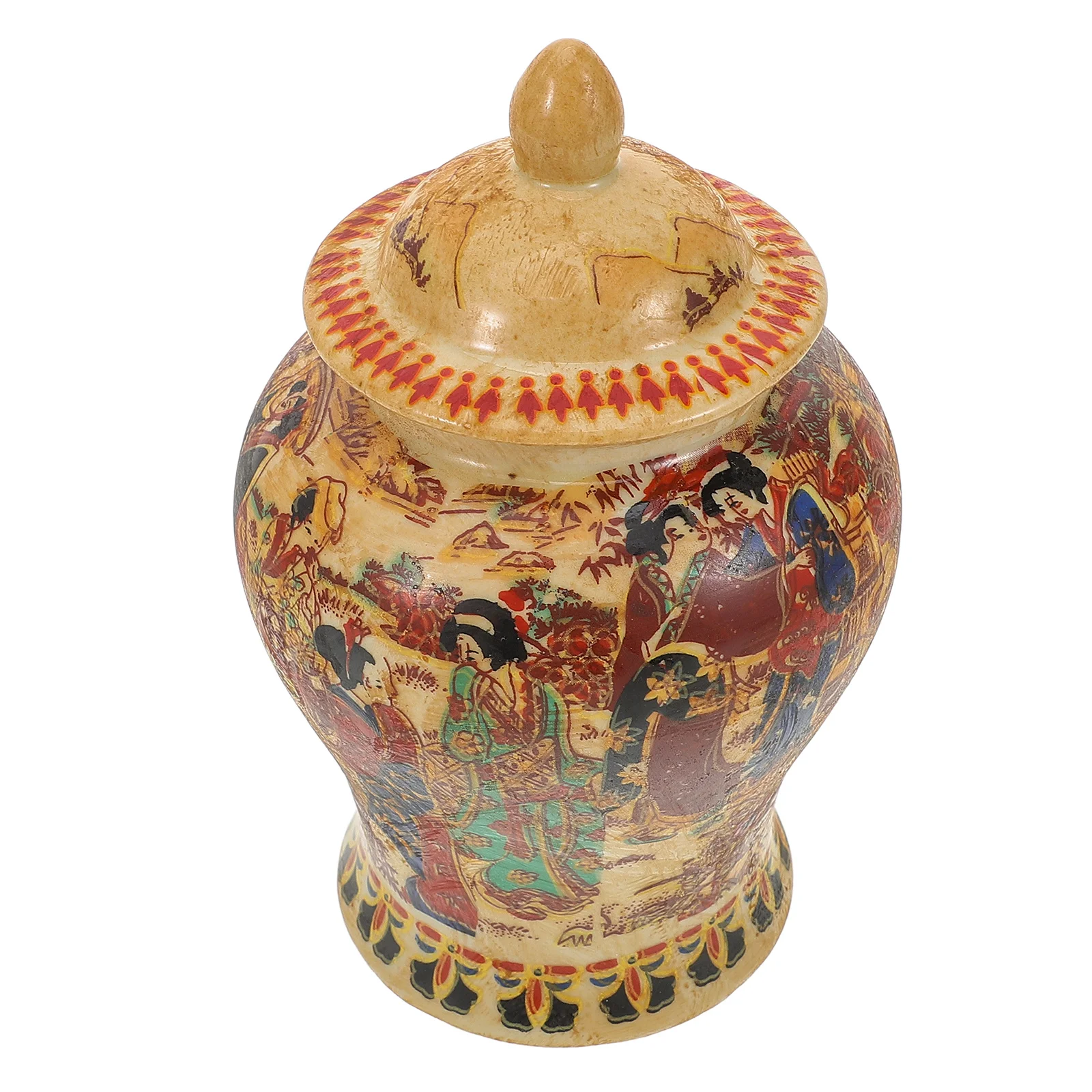 

Ceramic Storage Container Sealed Jar Loose Tea Kitchen Canister Airtight Spice Delicate