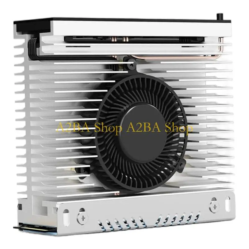A2BA M.2 2280 SolidState Drive Heatsink Coolers With Intelligent Turbos Fan For Enhances Heats Dissipation