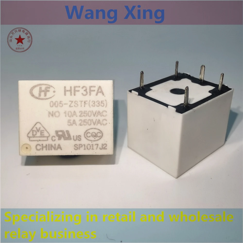 Relé eletromagnético do poder, 4 pinos, HF3FA, 012-HTF 335, 005-HTF 335