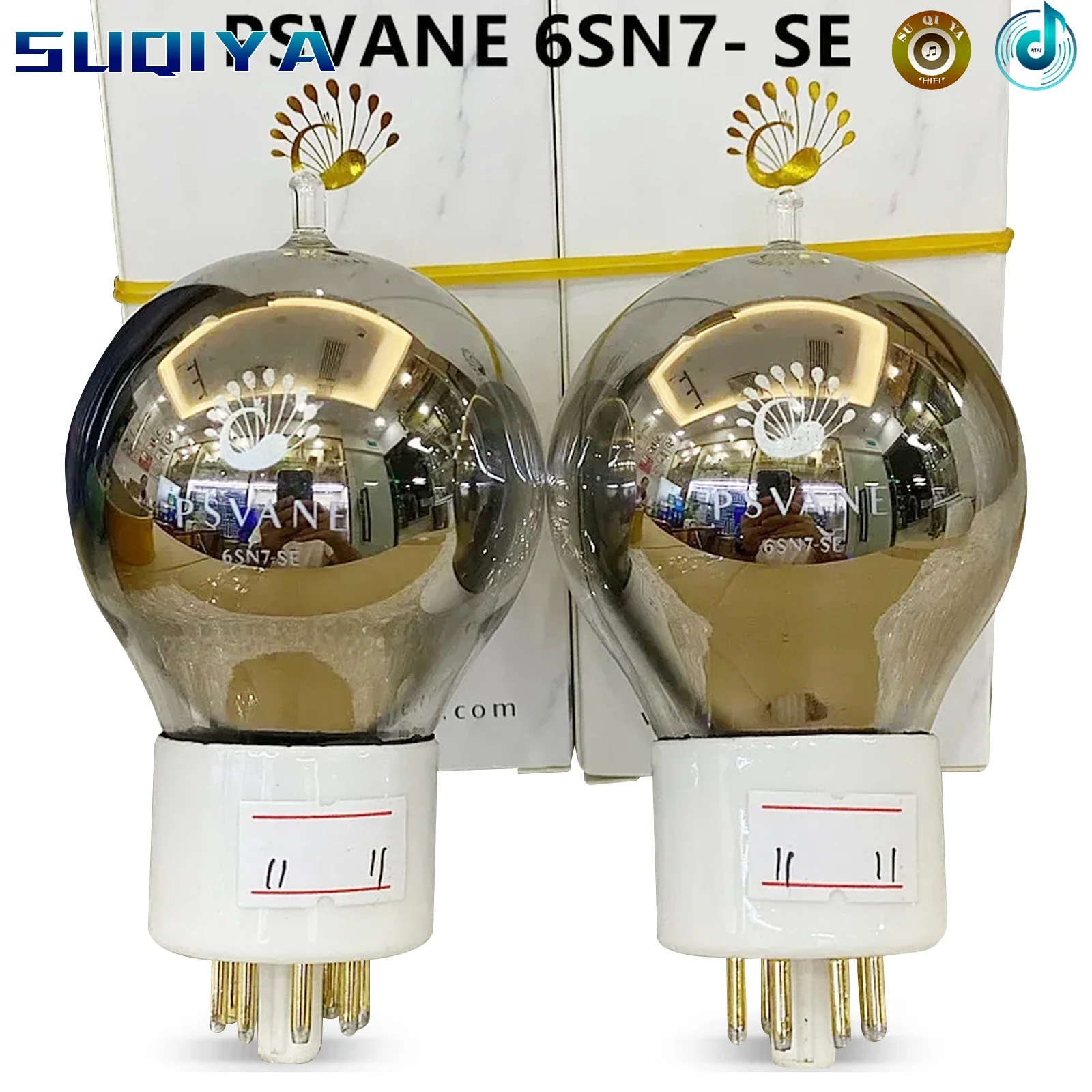 

PSVANE 6SN7-SE Vacuum Vube Replacement 6N8P/6H8C/CV1816/SN7GT Factory test And Precision Matching