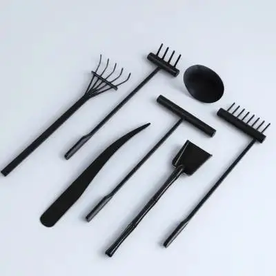 6 pcs Zen Garden Rake Set Premium Mini Sand Art Tools for Desktop Ornament Creative Zen Rakes Small Garden Kit for Kids