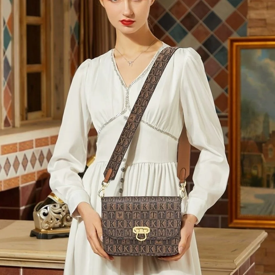 Independent brand 2024 designer new single shoulder crossbody armpit bag fashion casual organ small square bag M329