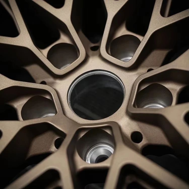 Forged Aluminium Alloy Wheel Hub-Multi-Spoke Polished Design Bolt Pattern New Universal Fitment for Retrofit/Upgrade