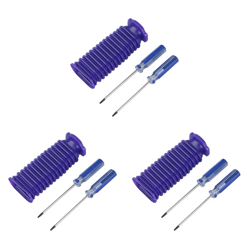 

X16A 2025 NEW-3X подходит для пылесоса Dyson V6 V7 V8 V10 V11, сменные аксессуары, мягкая бархатная роликовая всасывающая головка, синяя