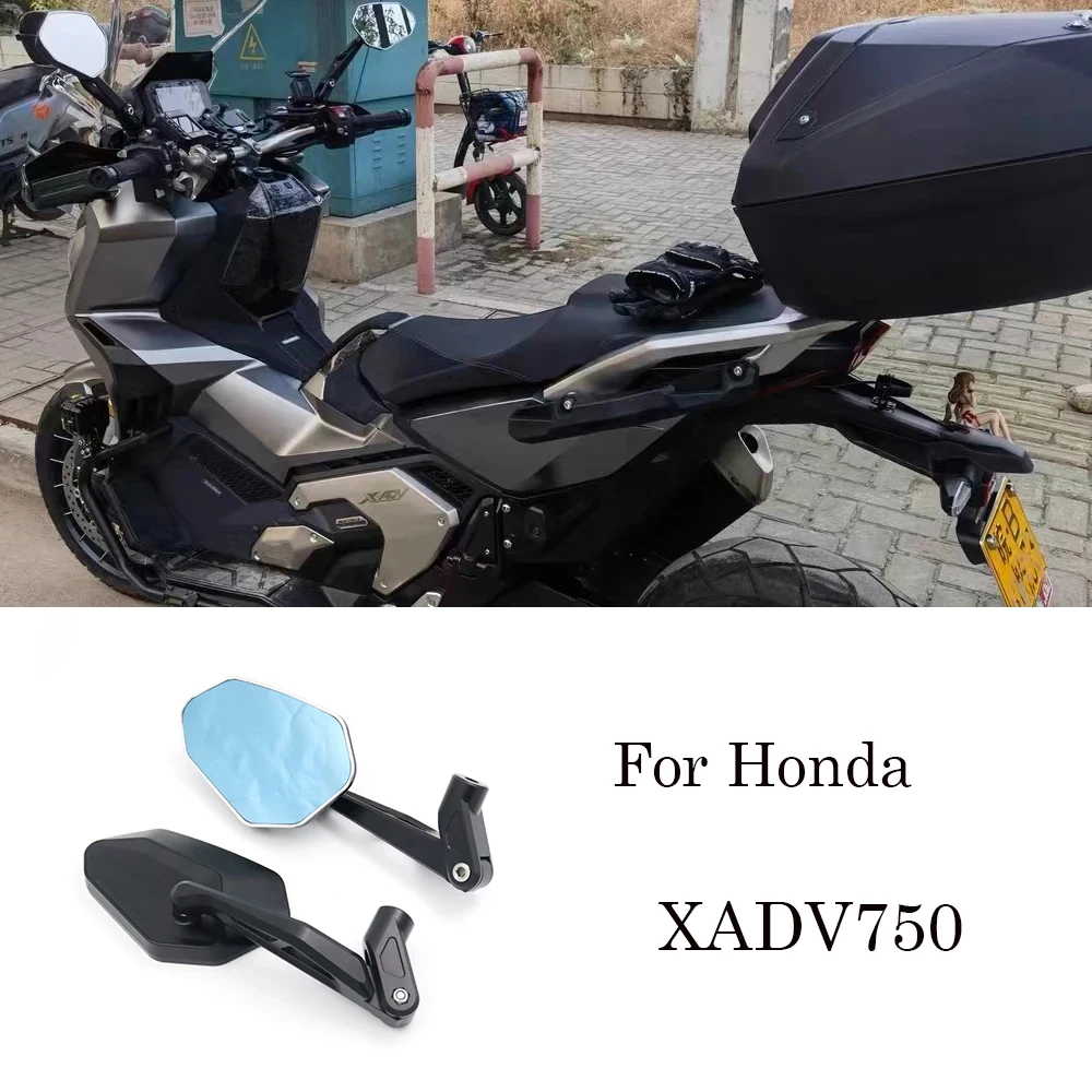 For Honda 2018-2023 X-ADV750 Motorcycle ModifiedSide Mirror Foldable Mirror CNC Aluminum Mirror Accessories