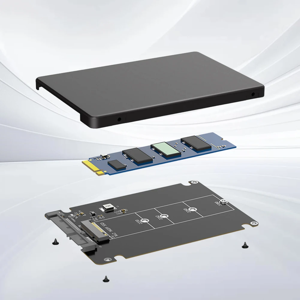 M.2 ngff b chave para 2.5 polegadas sata ssd gabinete de disco rígido m.2 ssd caso m.2 ngff ssd para 2.5 Polegada sata iii adaptador