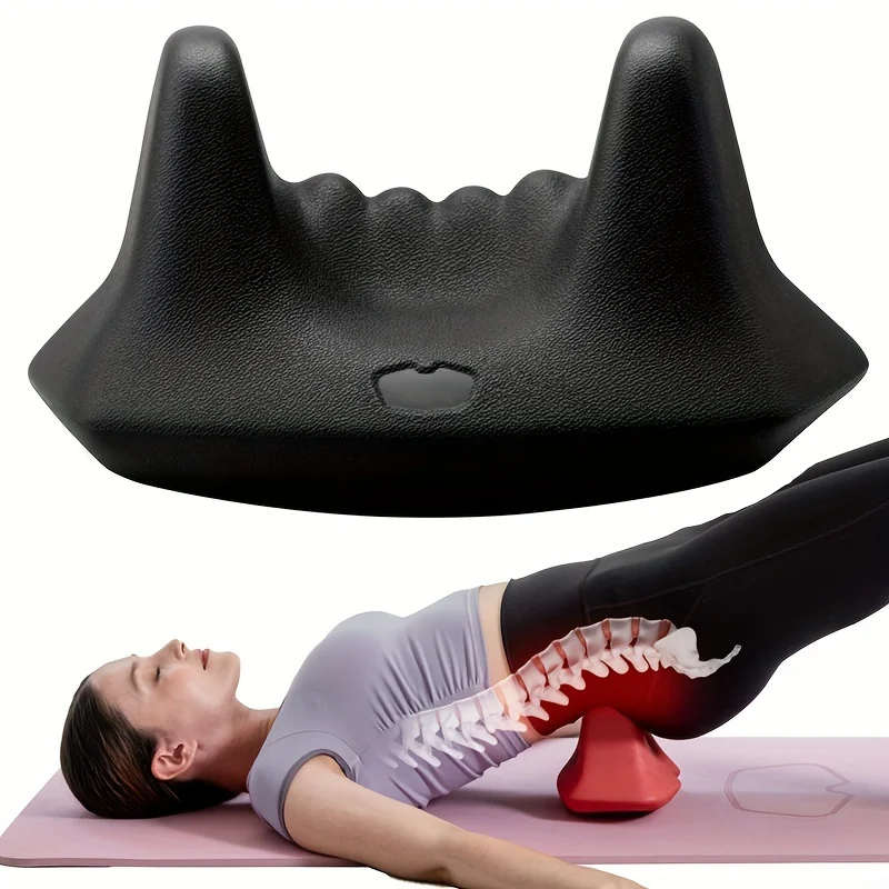 Deep Tissue Psoas Muscle Massager Ergonomic Black PU Foam Roller For Hip Back Thigh Relief Non Electric Single Pack Set