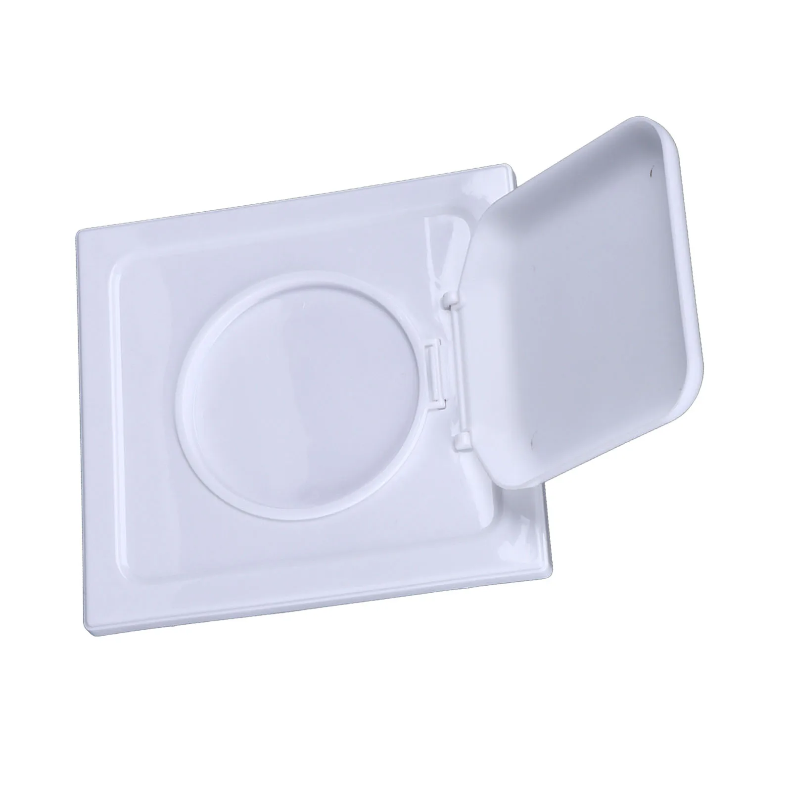 غطاء تنفيس عادم ببابين ، مجفف خارجي محكم الغلق من البلاستيك ، 4 مسامير ، أنابيب بوصة ، المنزل