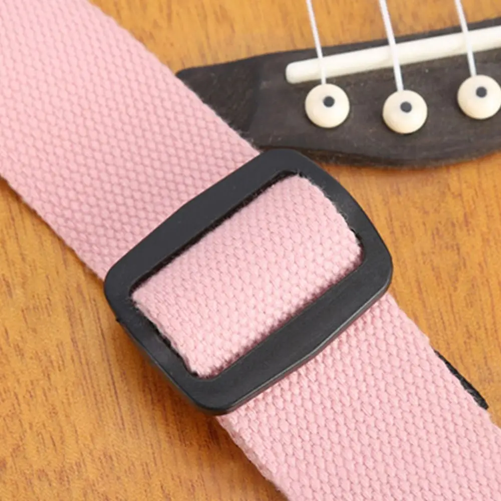 7 colors Hang Neck Durable Sling With Hook Musical Instrument Straps Guitar Accessories Ukulele Strap Adjustable Belt