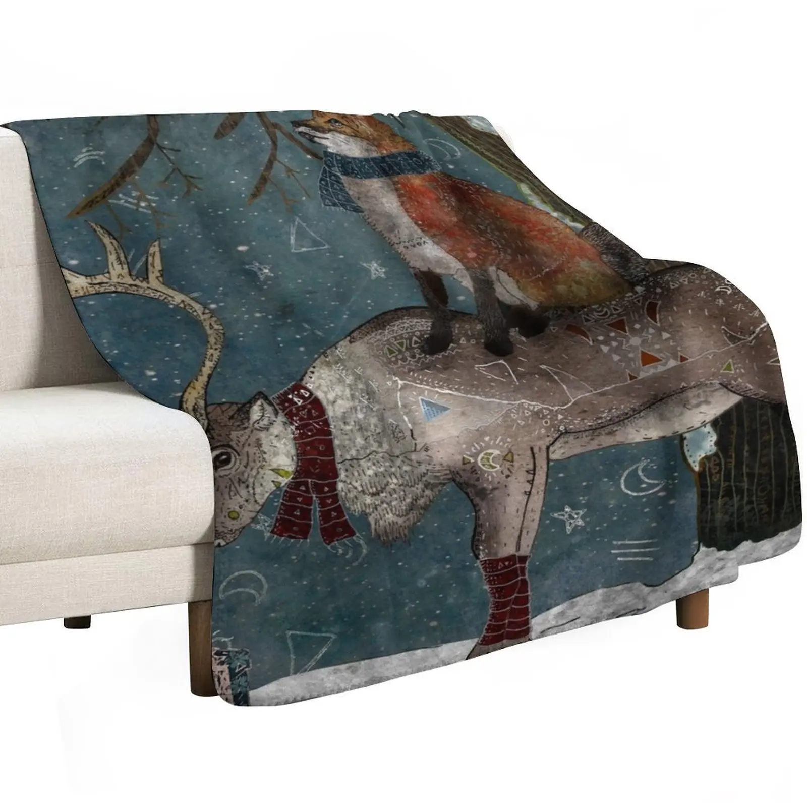 

Winter Tale Throw Blanket Kid'S Shaggy Multi-Purpose Blankets