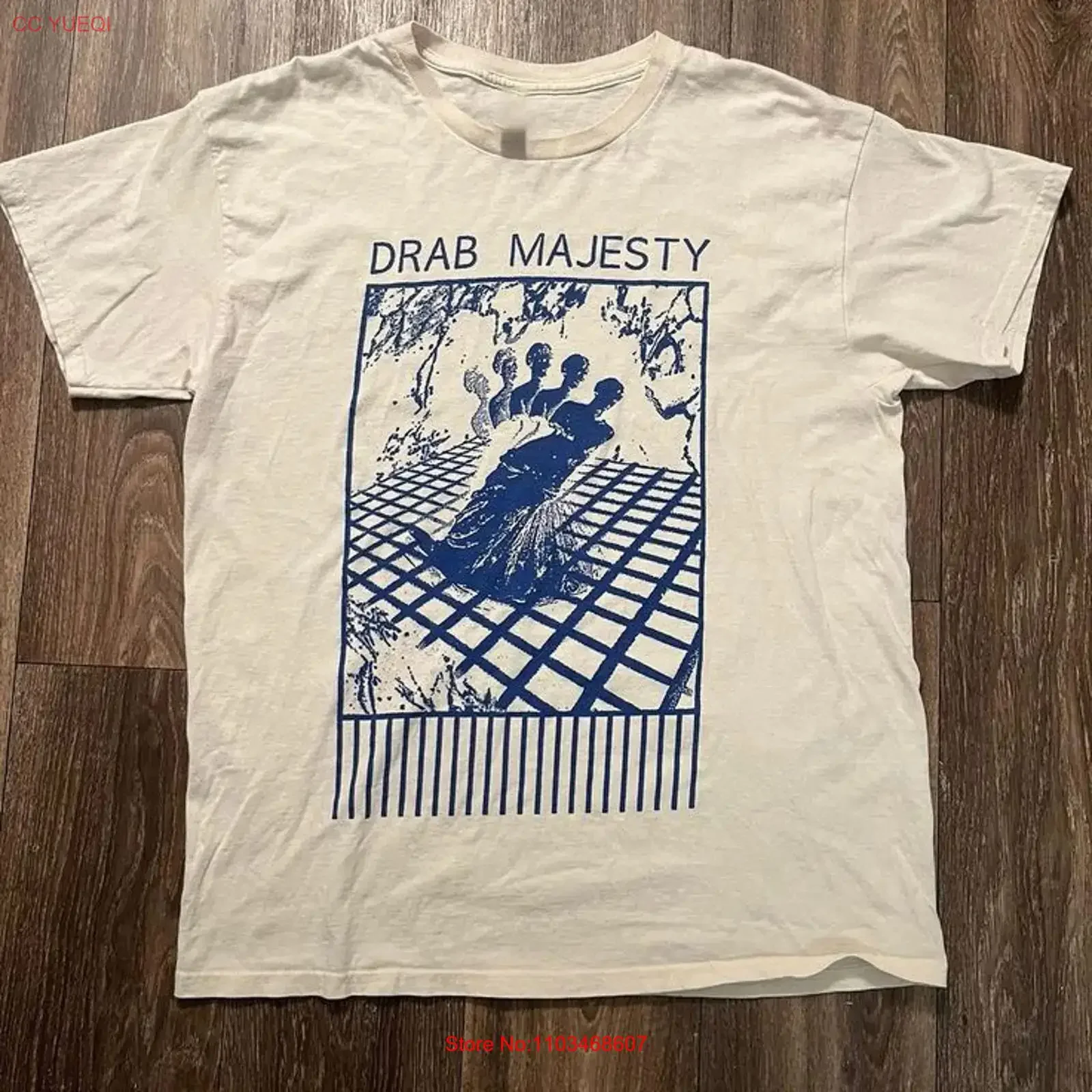 T-shirt Drab Majesty band du S au 5XL SEG_404 vintage délavé doux élégant homme confortable décontracté légèrement unisexe streetwear