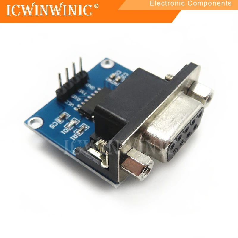 1piece RS232 to TTL / female serial port to TTL / serial port module / flash board MAX3232 chip