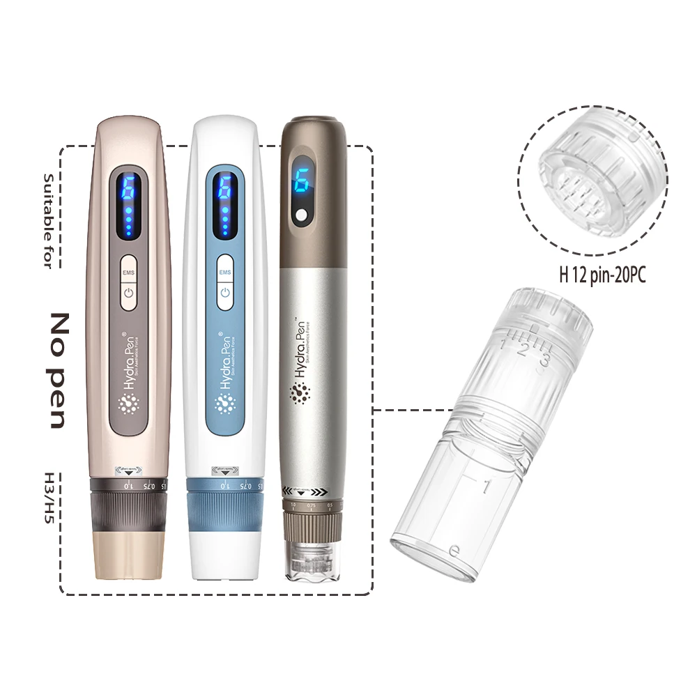 hydra-pen-h5-h3-調整可能なシリンジ液体容器ツール-h-12pin-nano-hs-nano-hr、h5-h3-用マイクロニードル