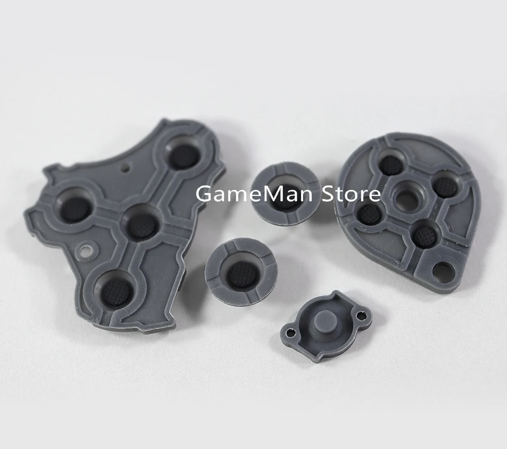 1set di alta qualità per Nintendo GameCube NGC Controller sostituzioni di pulsanti in Silicone in gomma conduttiva