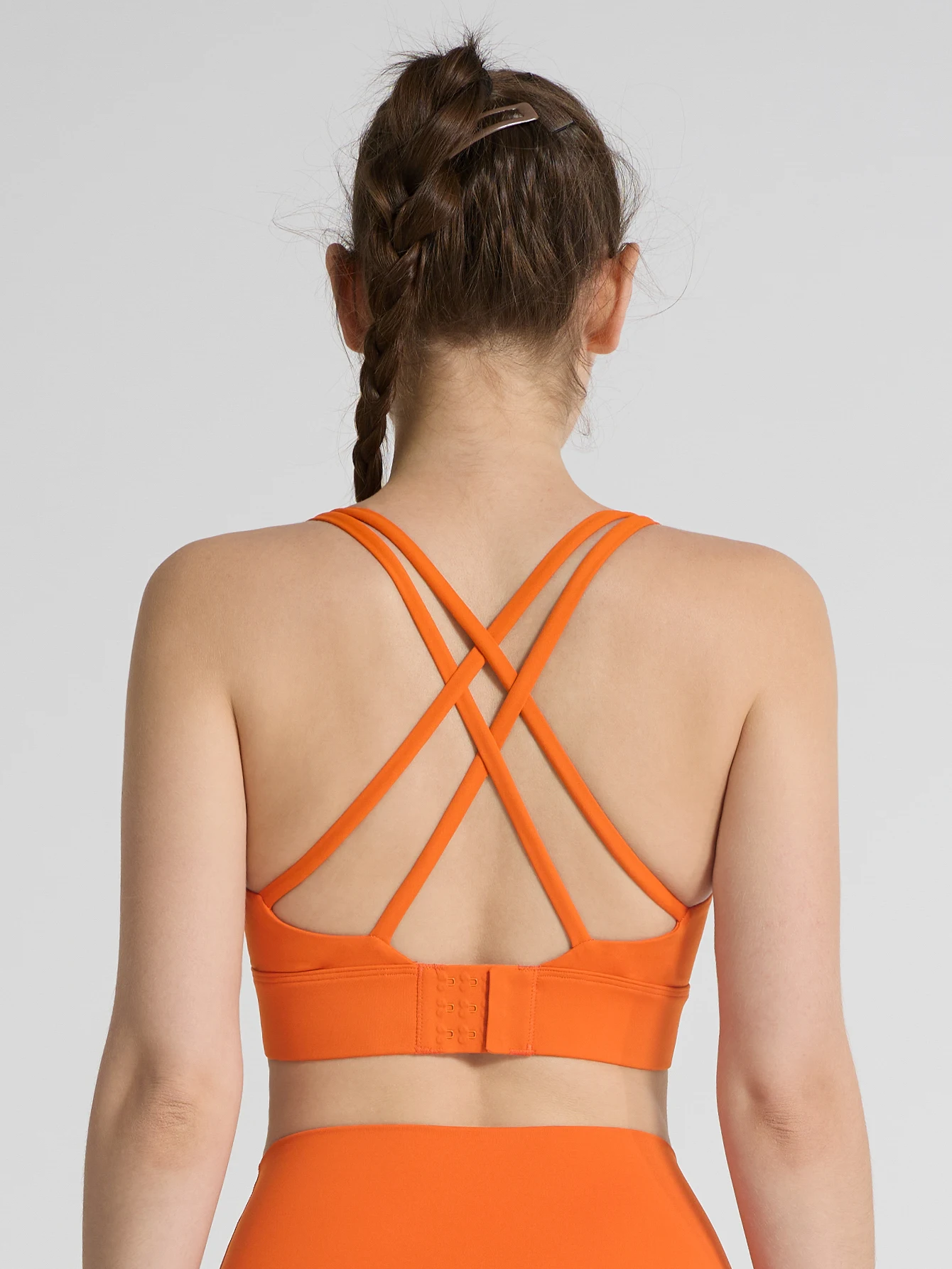 Einfarbiger Fitness-Sport-BH für Damen, hohe Elastizität, Komfort, herausnehmbares Brustpolster, stoßfest, zum Laufen, für den Außenbereich, Freizeit, Yoga, Weste